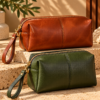 Luxury Leather Pouches in Warm Sunlight Leather Accessories