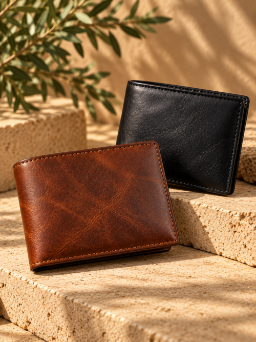 Luxury Leather Wallets on Stone Leather Accessories