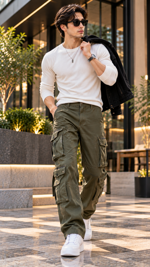 Cargo & Stretch Jeans