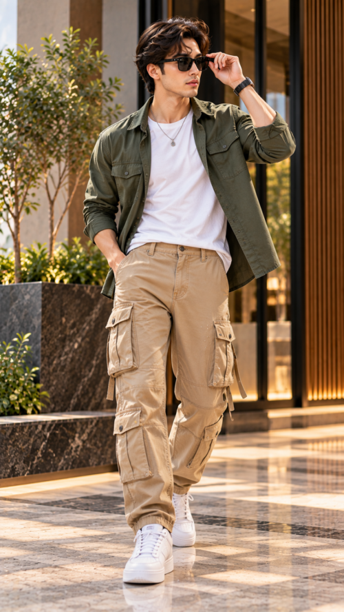Cargo & Stretch Jeans
